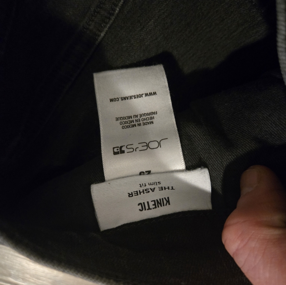 Joes Jeans The Ashler Kinetic Black Wash Slim Mens Size 29 NWT Retail 189.00 - Picture 6 of 6